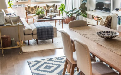 Casa de playa con decoración moderna y elegante