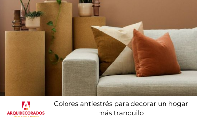 Colores antiestrés para decorar un hogar más tranquilo
