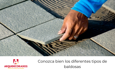 Conozca bien los diferentes tipos de baldosas