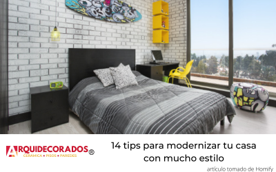14 tips para modernizar tu casa con mucho estilo