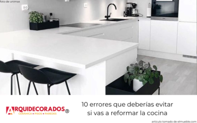 10 errores que deberías evitar si vas a reformar la cocina