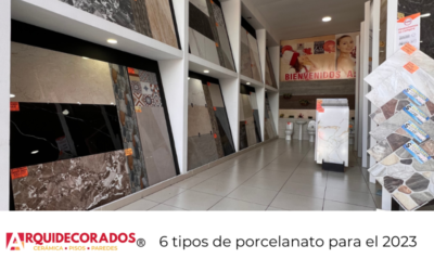 6 tipos de porcelanato para el 2023