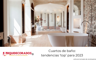 Cuartos de baño: tendencias ‘top’ para 2023