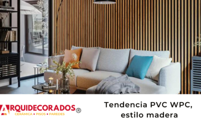 Tendencia PVC WPC, estilo madera