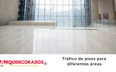 Tráfico de pisos para diferentes áreas