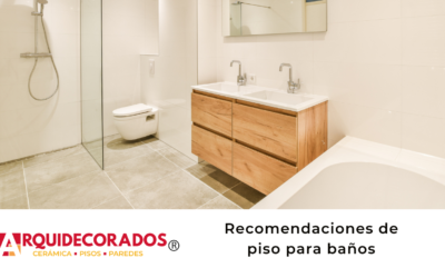Recomendaciones de pisos para baños