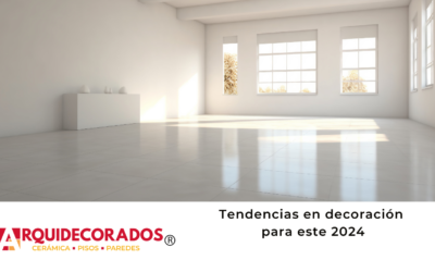 Tendencias en decoración para el hogar 2024