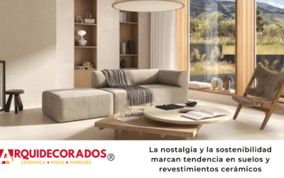 La nostalgia y la sostenibilidad marcan tendencia en suelos y revestimientos cerámicos