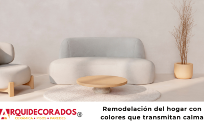 Remodelación del hogar con colores que transmitan calma