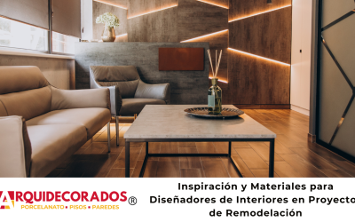 Inspiración y Materiales para Diseñadores de Interiores en Proyectos de Remodelación